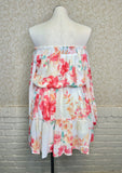 Flower Off The Shoulder Dress