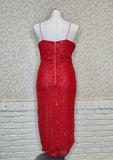 Red Sequin Dress